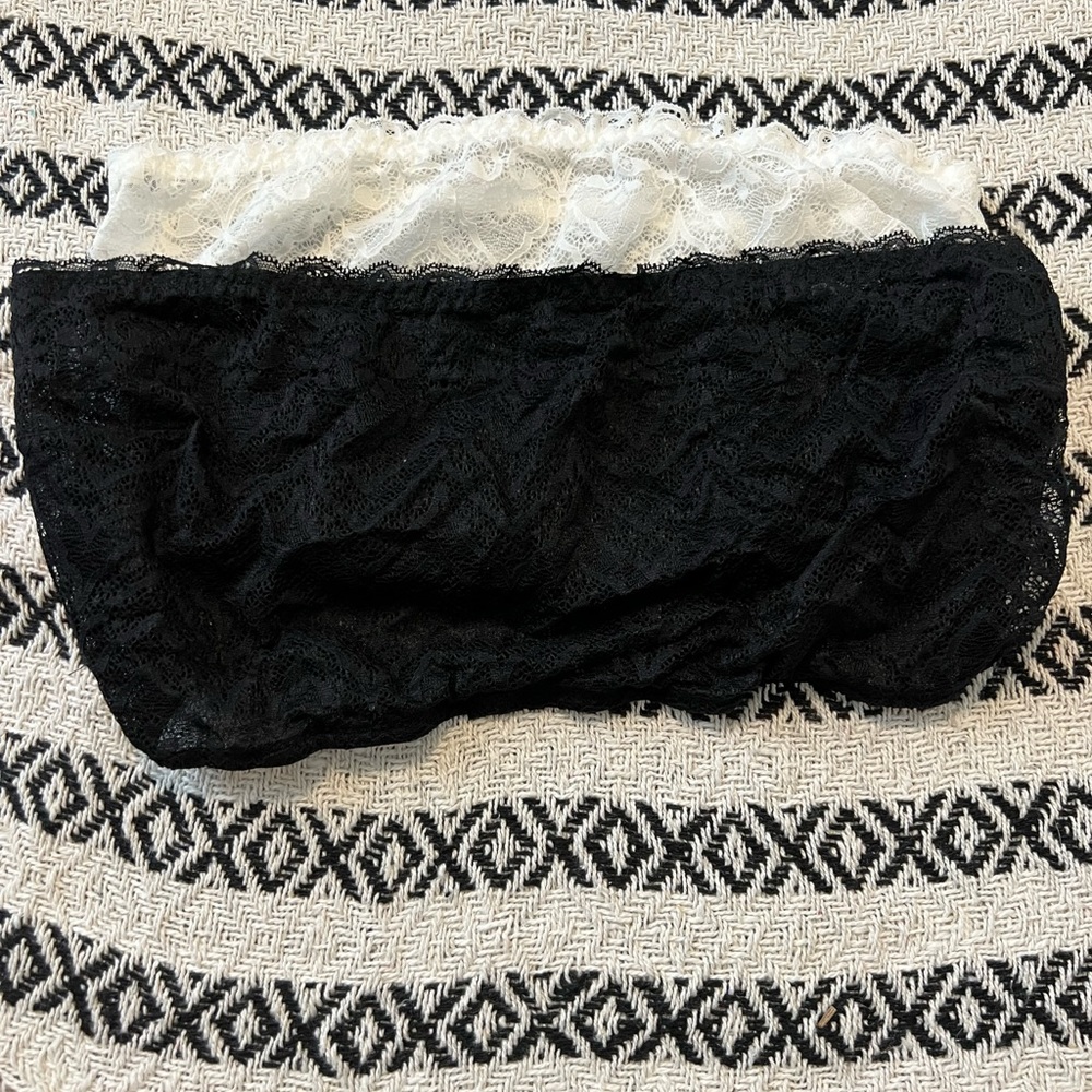 Forever 21 strapless lace bralette bundle